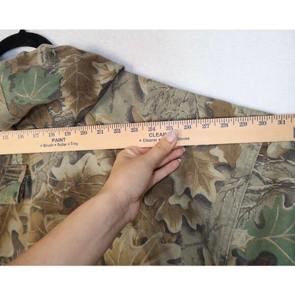 Cabela’s Outdoor Gear Advantage Lightweight Leaf Camo Large Patch Pocket Jacket - Picture 11 of 12